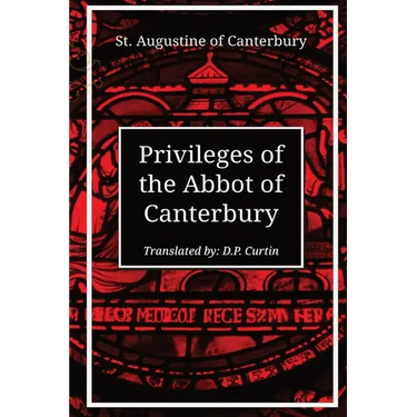 Privileges of the Abbot of Canterbury
