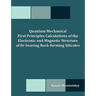 Quantum Mechanical First Principles Calculations of the Electronic and Magnetic Structure of Fe-bearing Rock-forming Silicates