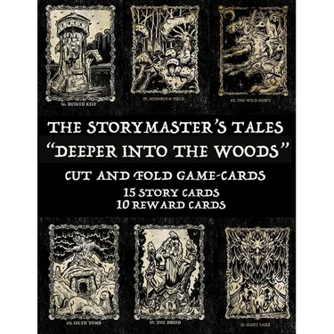 The Storymaster's Tales Deeper into the Woods: Cut and Fold Game-cards
