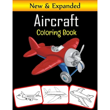 Aircraft Coloring Book: 50 Premium Quality Airplane Coloring Pages