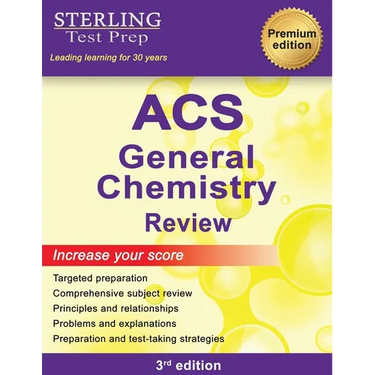 ACS General Chemistry: Comprehensive Review, ACS Examination in General Chemistry Prep Book