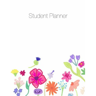 Student Planner, Organizer, Agenda, Notes, 8.5 x 11, Undated, Week at a Glance, Month at a Glance, 146 pages