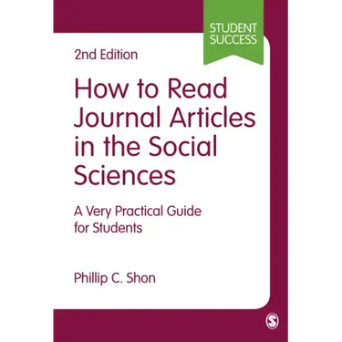 How to Read Journal Articles in the Social Sciences