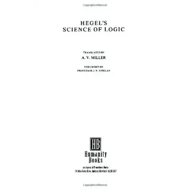 Hegel's Science of Logic