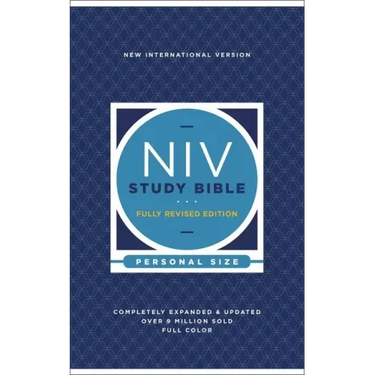 NIV Study Bible, Fully Revised Edition, Personal Size, Hardcover, Red Letter, Comfort Print