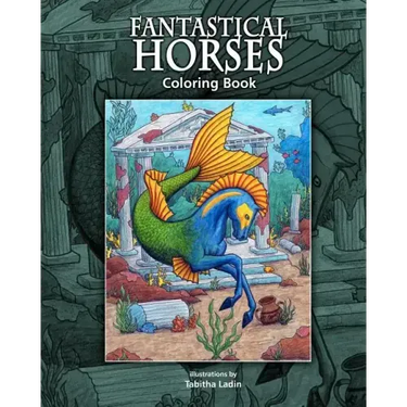 Fantastical Horses: Coloring Book
