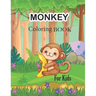 Monkey Coloring Book For Kids: jungle animal book, monkey coloring book
