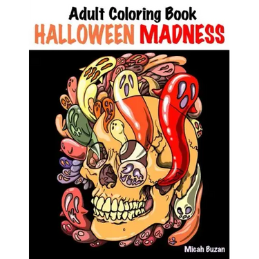 Adult Coloring Book: Halloween Madness