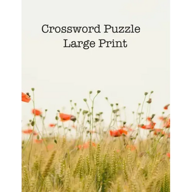 Crossword Puzzle: Large Print