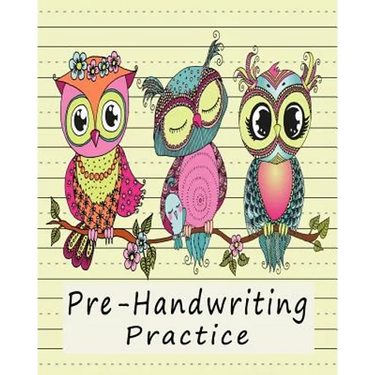 Pre-Handwriting Practice: Workbook for Kids in Kindergarten & Pre-School - Yellow