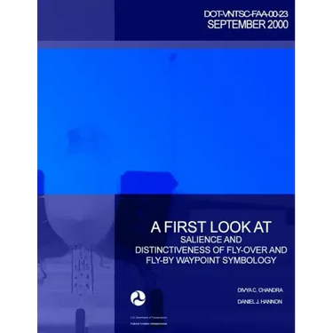 A First Look at Salience and Distinctiveness of Fly-Over and Fly-By Waypoint Symbology
