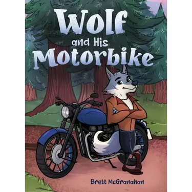 Wolf and His Motorbike
