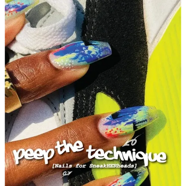 Peep The Technique: Nails for SneakHERheads