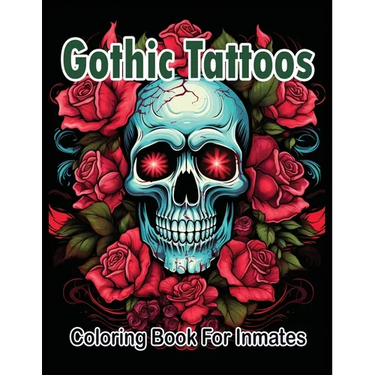 Gothic Tattoos coloring book for Inmates