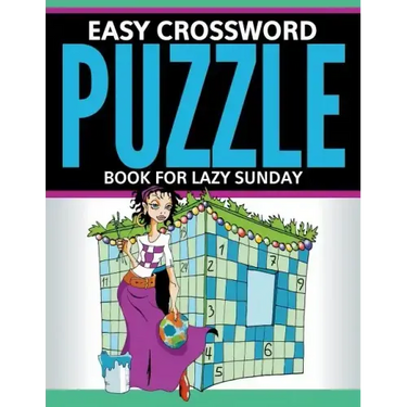 Easy Crossword Puzzle Book For Lazy Sunday