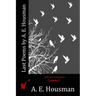 Last Poems by A. E. Housman