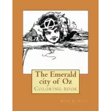 The Emerald city of Oz: Coloring book