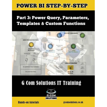 Power BI Step-by-Step Part 3: Power Query, Parameters, Templates & Custom Functions: Power BI Mastery through hands-on Tutorials