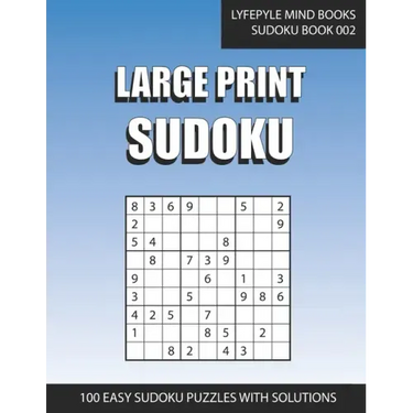 Large Print Sudoku: Easy Large Print Sudoku Book 002
