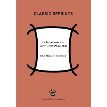 An Introduction to Early Greek Philosophy
