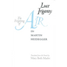 The Forgetting of Air in Martin Heidegger