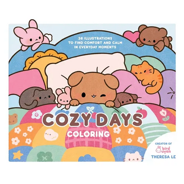 Cozy Days Coloring: 36 Illustrations to Find Comfort and Calm in Everyday Moments