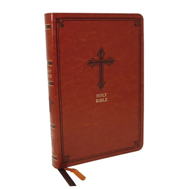 Kjv, Thinline Bible, Leathersoft, Brown, Red Letter Edition, Comfort Print
