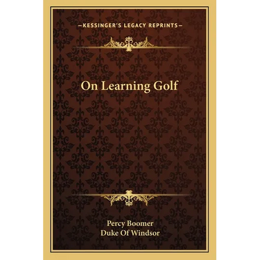 On Learning Golf