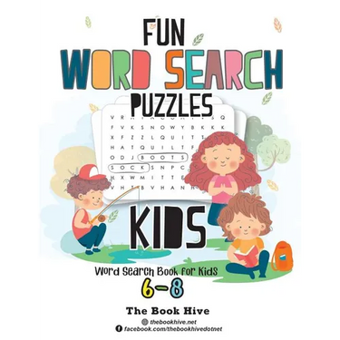 Fun Word Search Puzzles Kids: Word Search Books for Kids 6-8