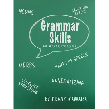 Grammar Skills for 3rd, 4th, 5th Grades