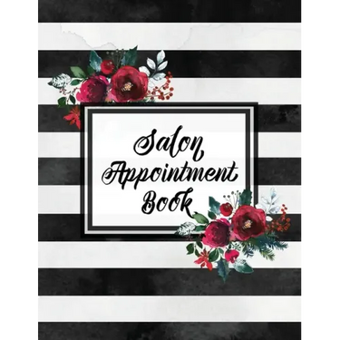 Hair Salon Appointment Book: Undated Daily Client Schedule Planner, Time Columns 7am - 9pm, 15 minute increments, Appointments Notebook