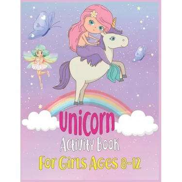 Unicorn Activity Book For Girls Ages 8-12