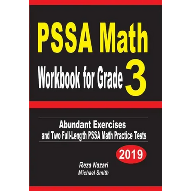 PSSA Math Workbook for Grade 3: Abundant Exercises and Two Full-Length PSSA Math Practice Tests