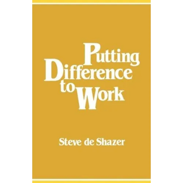 Putting Difference to Work