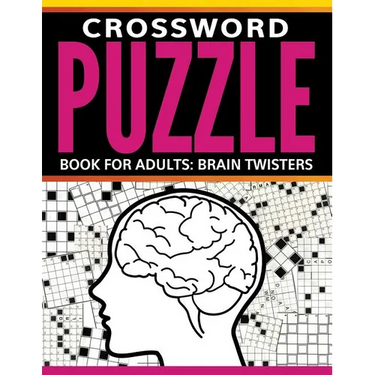 Crossword Puzzle Book For Adults: Brain Twisters