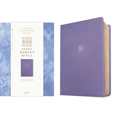 KJV Every Woman's Bible, Filament Enabled (Leatherlike, Periwinkle Purple, Red Letter)
