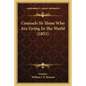Counsels To Those Who Are Living In The World (1851)