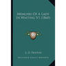 Memoirs Of A Lady In Waiting V1 (1860)