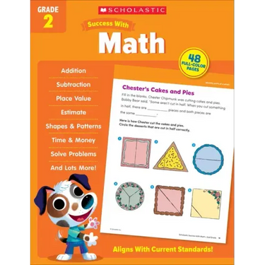 Scholastic Success with Math Grade 2 Workbook