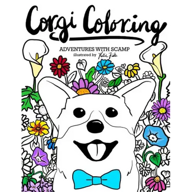 Corgi Coloring: Adventures with Scamp