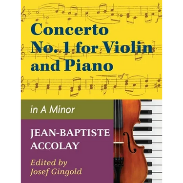 Accolay, J.B. - Concerto No. 1 in a minor for Violin - Arranged by Josef Gingold - International