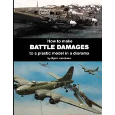 How to make BATTLE DAMAGES to a plastic model in a diorama
