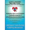Live Longer! See Better! for You and Your Optometrist