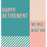 Happy Retirement Guest Book (Hardcover): Guestbook for retirement, message book, memory book, keepsake, retirement book for signing