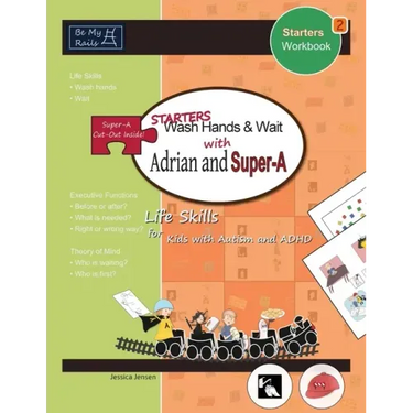 STARTERS Wash Hands & Wait with Adrian and Super-A: Life Skills for Kids with Autism and ADHD