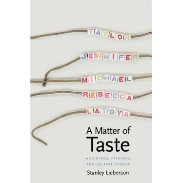 A Matter of Taste: How Names, Fashions, and Culture Change
