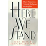 Here We Stand: Where Nazarenes Fit in the Religious Marketplace