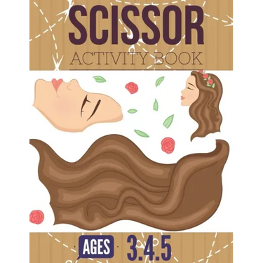 Scissor Activity Book: Cutting practice worksheets for pre k, ages 3.4.5, cut and glue activity book with 100 pages.