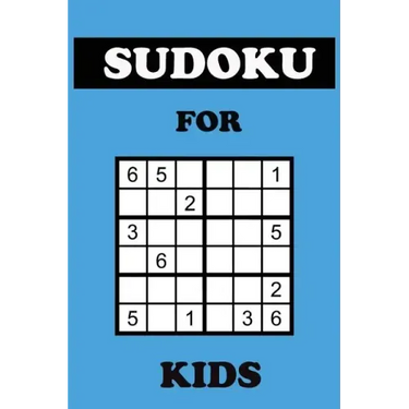 Sudoku For Kids: 100 Mini Sudoku 6X6 Puzzles With Blue Cover