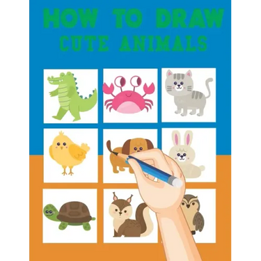how to draw cute animals: learn to draw books for kids 9-12, how to draw a unicorn and other cute animals